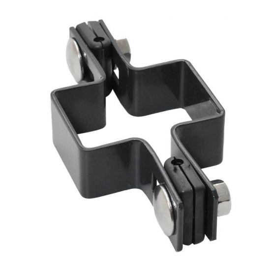 Objímka průběžná na sloupek ZnPVC 60x60mm antracit