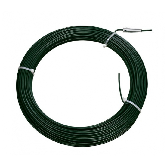 Napínací drát ZnPVC 3,4mmx78m zelená