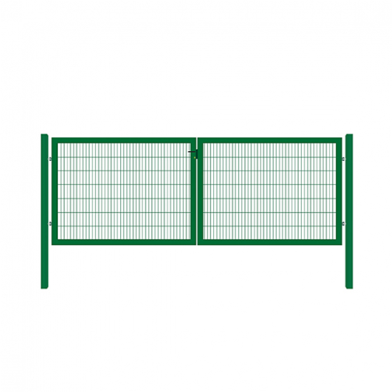 Brána 2kř. Optim ZnPVC 3600x1250mm, zelená