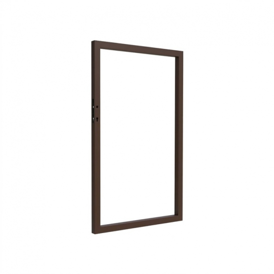 Rám pro jednokřídlou branku 1000x1500mm hliníkový hnědá
