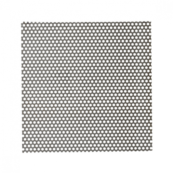 Děrovaný plech Fe D5mm rozestup 8mm 1x2m