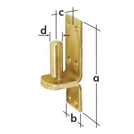 Držák čepu 103mm, d13mm