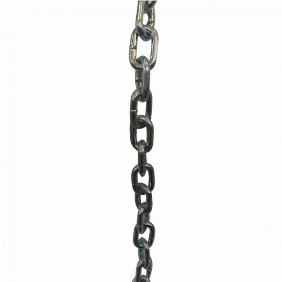 Řetěz krátký článek 5 mm DIN 766 Zn