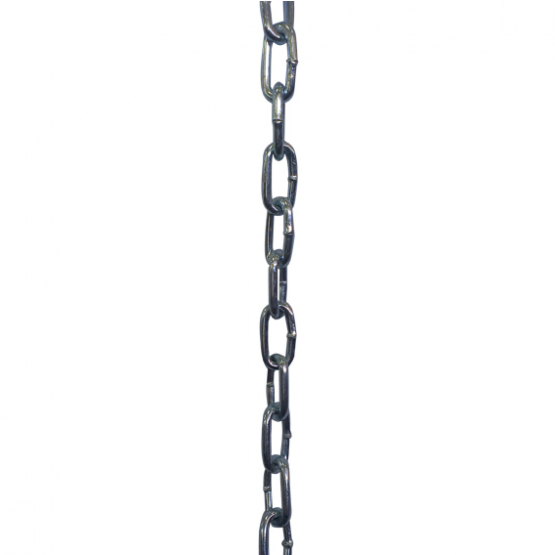 Řetěz polodlouhý článek 4 mm DIN 763/5685A Zn