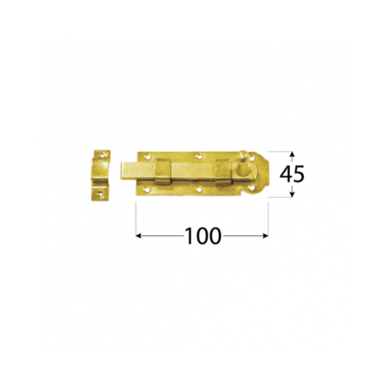 Zástrč jednoduchá 100x45x1,0mm