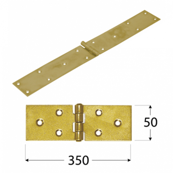 Závěs stavební 350x55x1,5mm