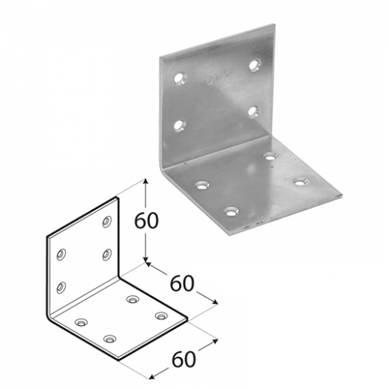 Úhelník 60x60x60mm