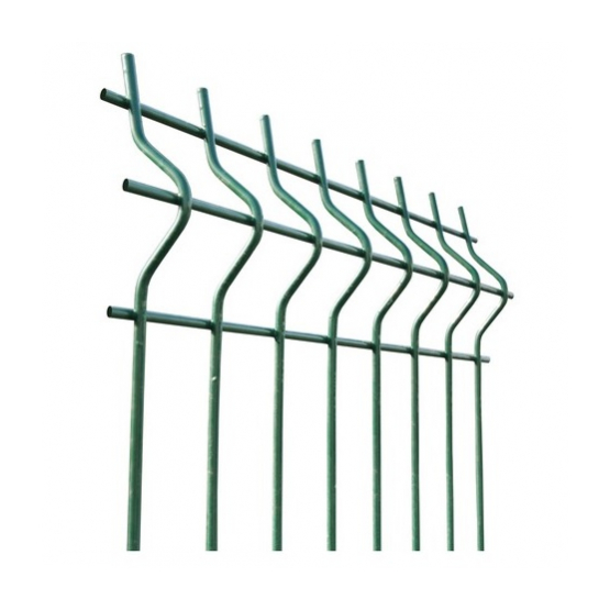 Svařovaný plotový panel 3D ZnPVC 2500x1230x5mm zelená