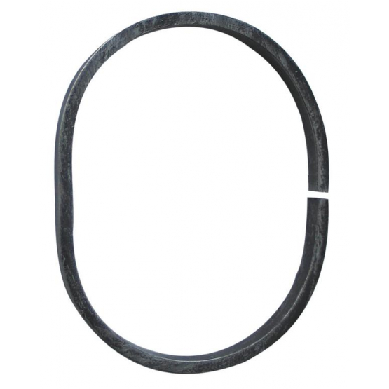 Kovaný kruh 160x120, 12x6mm
