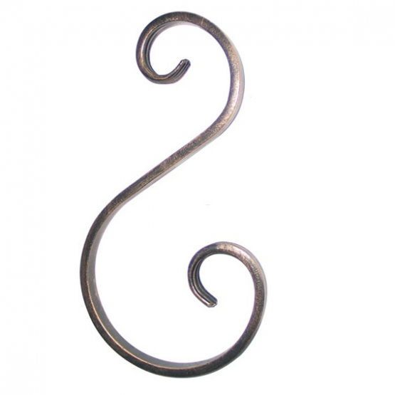 Kovaný prvek h200, b85/50, 12x6mm